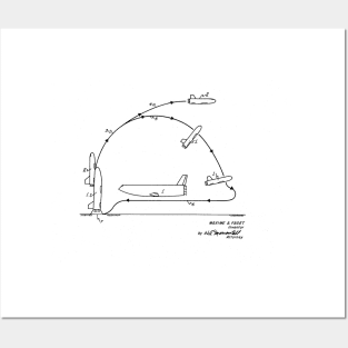 Space Shuttle Vintage Patent Hand Drawing Posters and Art